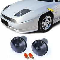 Vetro trasparente frecce laterali nero fumo adatte, per Fiat Coupè 175 94-00