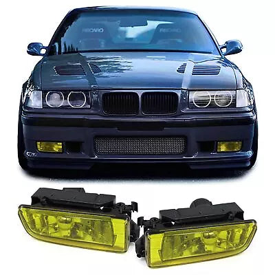 Kit fendinebbia vetro trasparente giallo per BMW Serie 3 E36 anche M3 90-99