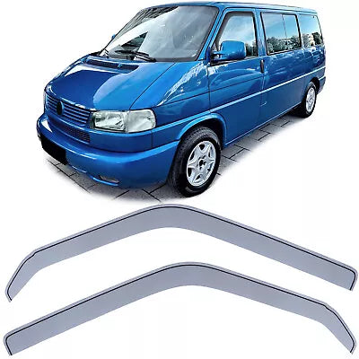 Deflettori Antivento Antipioggia Antivento Nero per VW T4 Bus Transporter 90-03