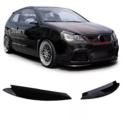 Parafanghi brutto sguardo nero lucido adatto per VW Polo 9N3 05-09