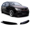 Parafanghi brutto sguardo nero lucido adatto per VW Polo 9N3 05-09