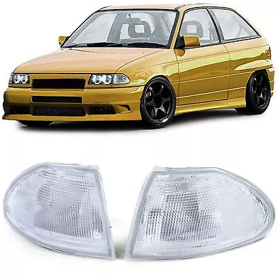 Coppia frecce bianche sinistra destra, per Opel Astra F 91-98