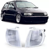 Coppia frecce bianche sinistra destra per VW Polo 6N 94-99
