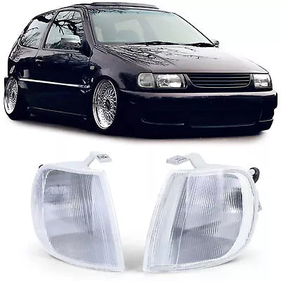 Coppia frecce bianche sinistra destra per VW Polo 6N 94-99