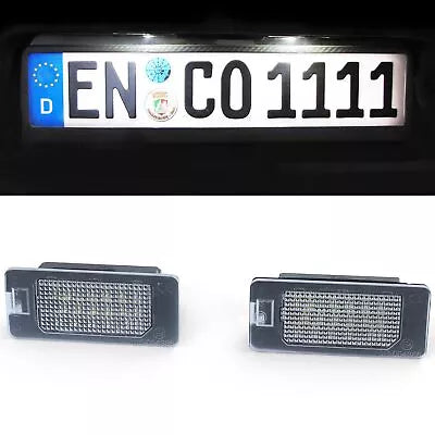 Luci targa LED bianche 6000K adatte per BMW Serie 3 E90 E91 E92 E93 04-13