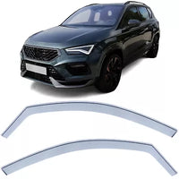 Deflettori Antivento Antivento Nero Smoke, per Cupra Ateca dal 18