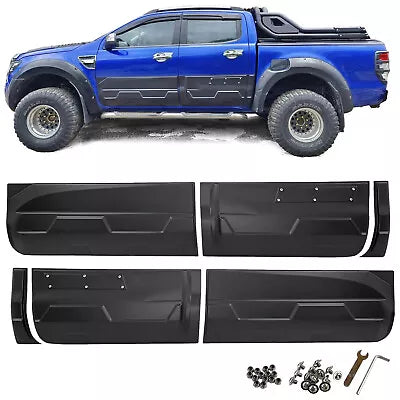 Barre porta antiurto fuoristrada pannelli larghi per Ford Ranger T6 T7 T8 12-23