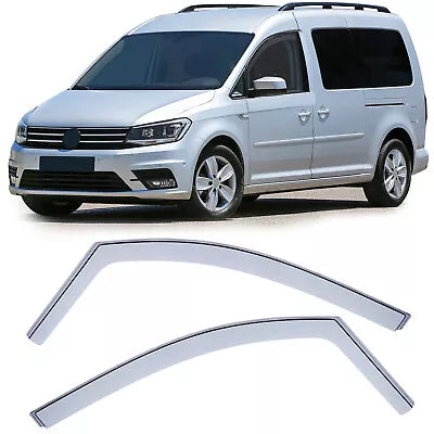 Deflettori Antipioggia Antivento Chiari per VW Caddy 4 SA dal 15