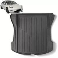 Tappetino bagagliaio vasca posteriore PREMIUM LINE, per Tesla Model 3 17-23