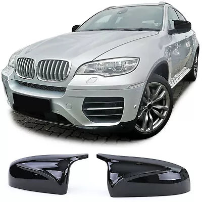 Sostituzione Coprispecchietti Ottica Sport Nero Lucido, per BMW X5 E70 X6 E71