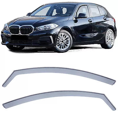Deflettori Antivento Antipioggia Antivento Nero Smoke per BMW Serie 1 F40 dal 19