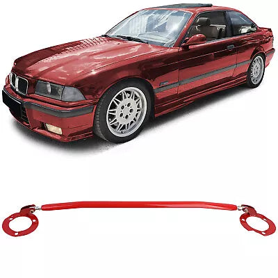 Barra alluminio rossa anteriore BMW E36 6 cilindri 320i 323i 325i 328i 92-99