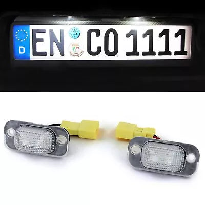 Luci targa LED bianche 6000K per VW Golf 2 83-92 Jetta 2 84-92