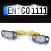 Luci targa LED bianche 6000K per VW Golf 2 83-92 Jetta 2 84-92