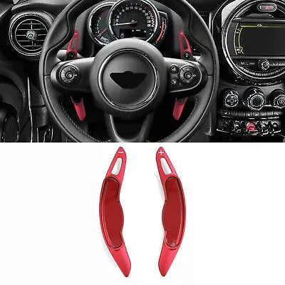 Palette Cambio Alluminio Rosso Adatta per Mini Cooper F55 F56 Cabrio F57