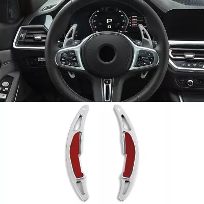 Palette Cambio Alluminio Argento Adatto, per BMW M5 F90 M6 F06 F12 F13