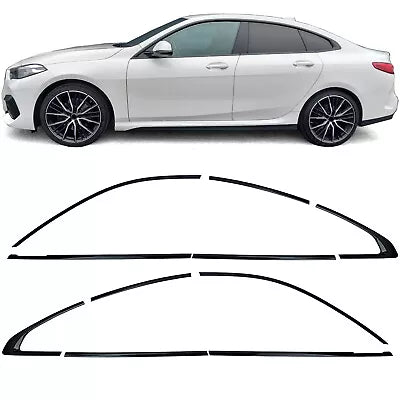 Set modanature Shadow Line nero lucido adatto per BMW Serie 2 F44 Gran Coupé