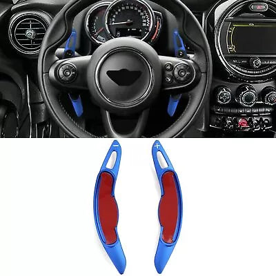 Extensions De Palettes En Alu Bleu Pour Mini Cooper F55 F56 Cabriolet F57
