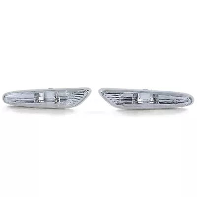 Coppia frecce laterali bianche BMW E90 E91 05-11 E92 E93 dal 06 Serie 1 E82 E88