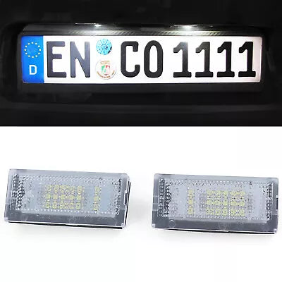 Luci targa LED bianche 6000K adatte per BMW E46 berlina Touring 98-03