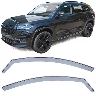 Deflettori Antivento Antivento Nero Smoke per Skoda Kodiaq dal 16
