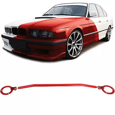 Barra alluminio rossa anteriore regolabile BMW Serie 5 E34 520i 525i 89-96