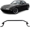 Barra alluminio nera anteriore 3 pezzi regolabile per Mazda MX5 NA NB 89-00