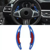 Palette Paddles Alluminio Blu adatto, per BMW M2 F87 M3 F80 M4 F82 F83