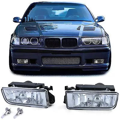 Coppia fendinebbia vetro trasparente H1 adatti BMW Serie 3 E36 anche M3 90-99