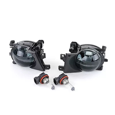 Set fendinebbia vetro trasparente nero fumo adatto per BMW Serie 5 E39 00-04