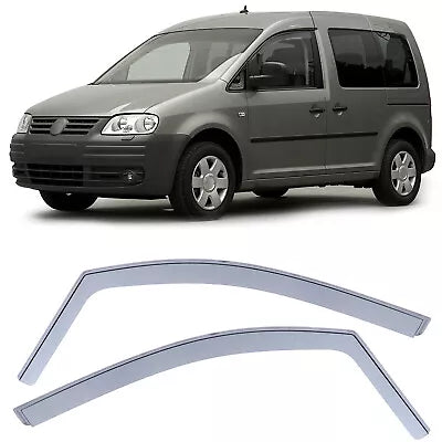 Deflettori Antipioggia Antivento Chiari per VW Caddy 3 2K 04-15