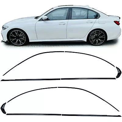 Set modanature Shadow Line nere lucide adatte per BMW Serie 3 G20 dal 2019