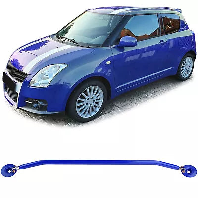 Barra duomi alluminio blu anteriore regolabile, per Suzuki Swift MZ EZ 05-11