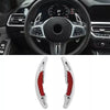 Palette Cambio Alluminio Argento Adatto per BMW M5 F90 M6 F06 F12 F13