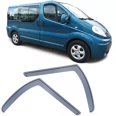 Deflettore deflettore antivento nero fumo per Renault Trafic JL 01-14