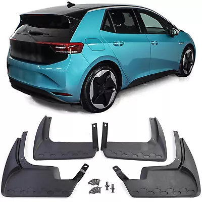 Kit paraspruzzi anteriore e posteriore nero per vw id.3 dal 2019