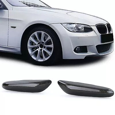 Frecce laterali LED nero fumo adatto per BMW Serie 3 E46 01-05 E90 E91 E92 E93