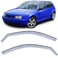 Deflettori Antipioggia Antivento Chiari per Vw Golf 4 97-06 5 Porte