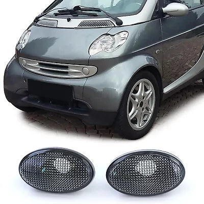 Frecce laterali nere coppia fumo per Mercedes Classe A W168 Smart 450 98-04