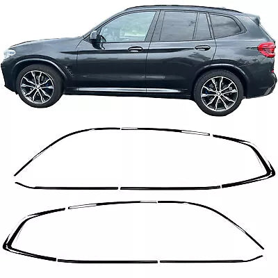 Set modanature Shadow Line nere lucide adatte, per BMW X3 G01 dal 2017