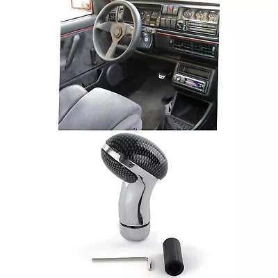 Pomello cambio Sport Spirit effetto carbonio VW Golf 2 3 Jetta Polo 86C 6N