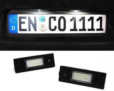 Luci targa LED bianche 6000K adatte, per BMW E81 Serie 6 E63 Z4 Mini R55