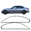 Set modanature Shadow Line nere adatte per BMW Serie 5 G30 berlina 16-23