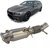 Tubo di ricambio downpipe acciaio inox racing BMW Serie 5 F10 F11 N20 520i 528i