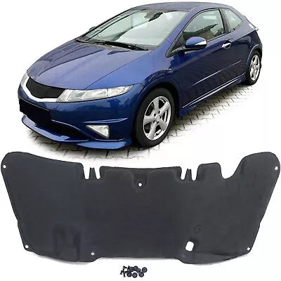 Tappetino isolante cofano + clip per Honda Civic VIII 1.4 Hatchback 08-11