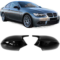 Ricambio calotte specchietti nero lucido BMW Serie 3 E92 E93 prefacelift