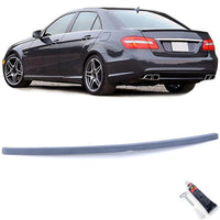 Spoiler posteriore labbro effetto + ABE, per Mercedes E W212 berlina 09-16
