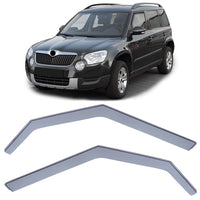 Deflettori Antivento Antivento Nero Smoke per Skoda Yeti 5L dal 09