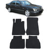 Tappetini auto in gomma neri set premium, per Mercedes Classe E W210 S210 95-02