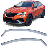 Deflettori Antivento Antipioggia Antivento Nero Smoke per Renault Arkana dal 19